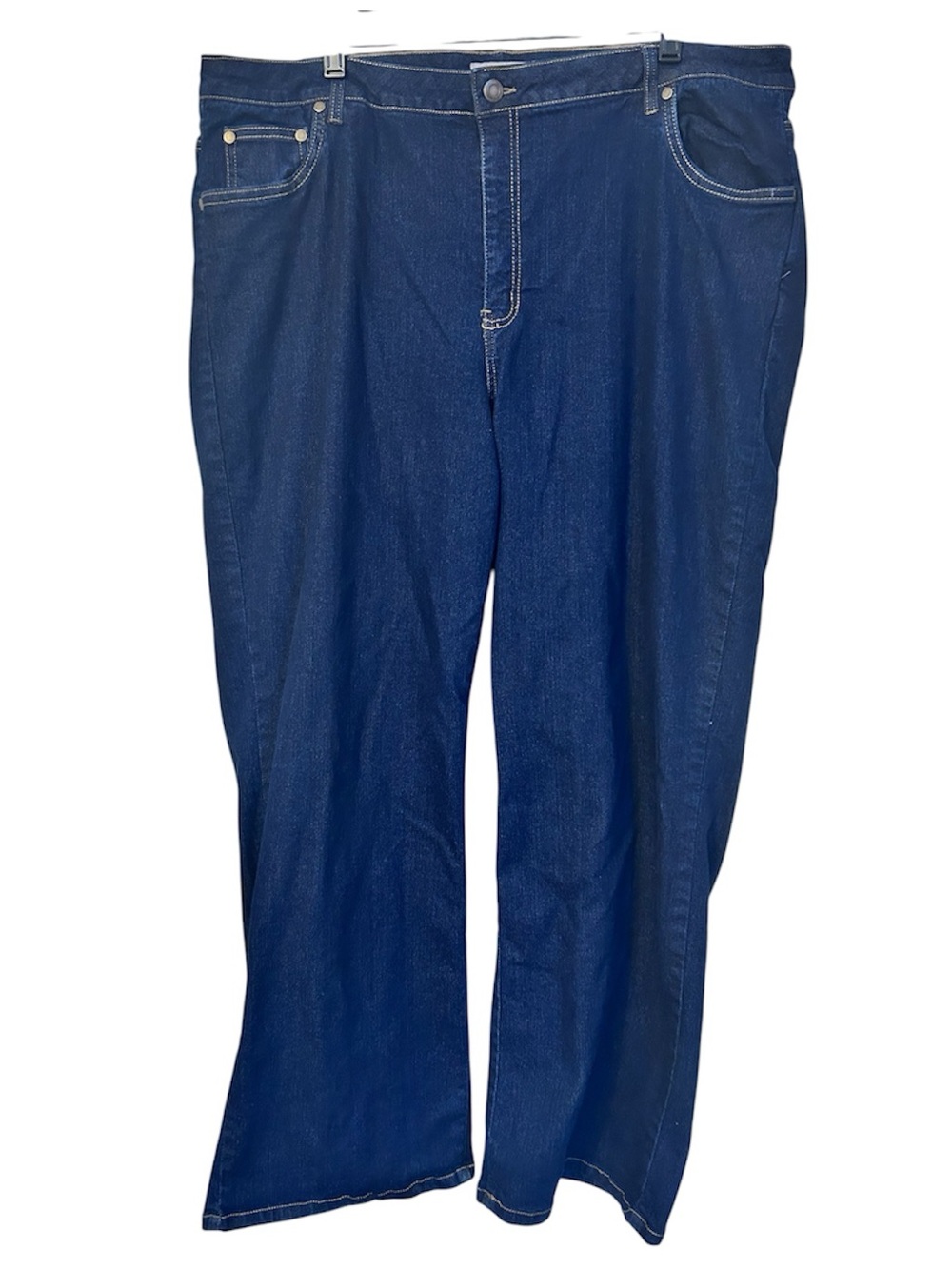 Woman Within dark wash boot cut jeans, size 22W